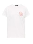 Matchesfashion.com A.p.c. - 1987 Logo Print Cotton T Shirt - Mens - White