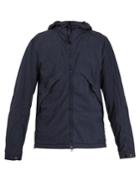 C.p. Company Goggle Hooded Short Cotton-blend Jacket