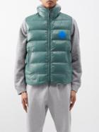 Moncler - Parke Quilted Down Gilet - Mens - Green