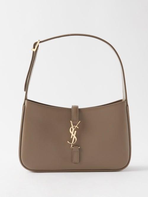 Saint Laurent - Le 5  7 Leather Shoulder Bag - Womens - Beige