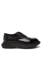Matchesfashion.com Alexander Mcqueen - Chunky-sole Leather Oxford Shoes - Mens - Black