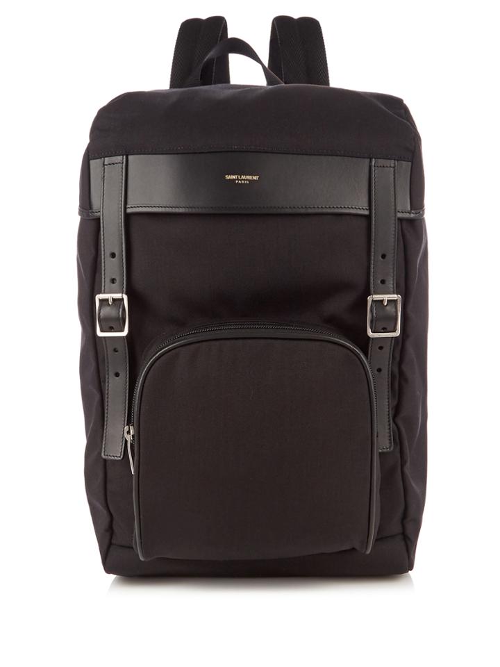 Saint Laurent Moon Canvas Backpack