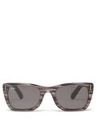 Ray-ban - Carribean Square-frame Acetate Sunglasses - Mens - Grey