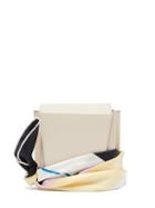 Matchesfashion.com Roksanda - Box Scarf Strap Leather Cross Body Bag - Womens - Cream