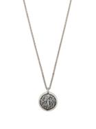 Matchesfashion.com Tom Wood - Angel Coin Pendant Necklace - Mens - Silver