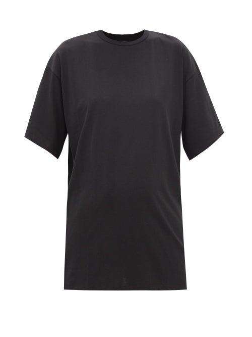 Raey - Recycled-yarn Cotton-blend T-shirt - Womens - Black