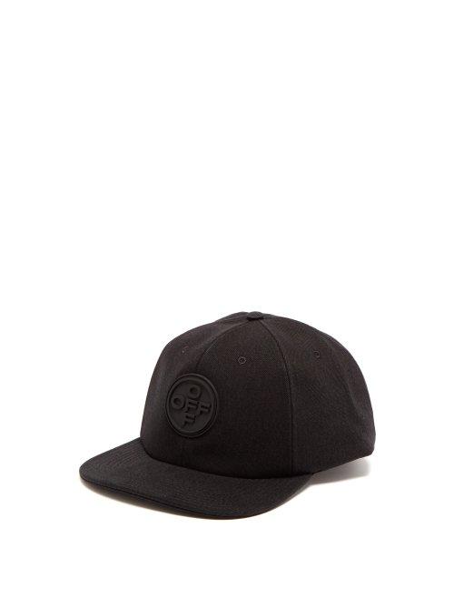 Matchesfashion.com Off-white - Logo Embossed Cotton Cap - Mens - Black