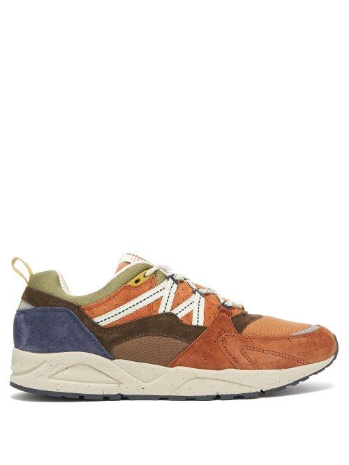 Matchesfashion.com Karhu - Ruska Fusion 2.0 Panelled Suede Trainers - Mens - Brown Multi