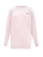 Matchesfashion.com Ganni - Software Recycled-cotton Blend Jersey Sweatshirt - Womens - Pink