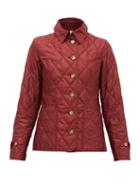 Matchesfashion.com Burberry - Fernleigh Quilted Shell Jacket - Womens - Dark Red
