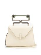 Matchesfashion.com Valextra - Iside Mini Grained Leather Bag - Womens - White Multi
