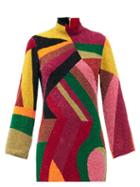 Matchesfashion.com Ashish - Sequinned Abstract Mini Dress - Womens - Multi