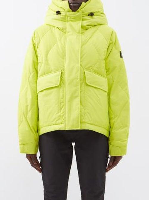 Holden - Alpine Quilted Nylon Hooded Ski Jacket - Womens - Yellow