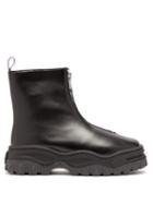 Matchesfashion.com Eytys - Raven Exaggerated Sole Leather Boots - Mens - Black