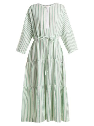 Wiggy Kit Drawstring Cotton-blend Maxi Dress