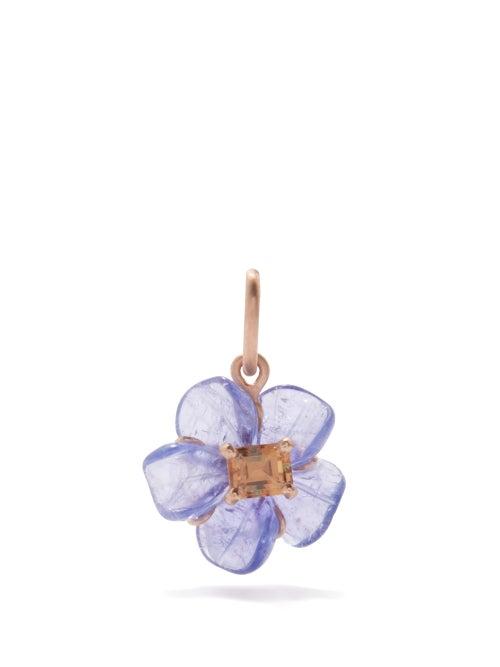 Irene Neuwirth - Tanzanite, Sapphire & 18kt Gold Charm - Womens - Violet