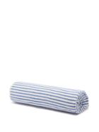 Tekla - Striped Organic-cotton Bath Sheet - Blue Stripe