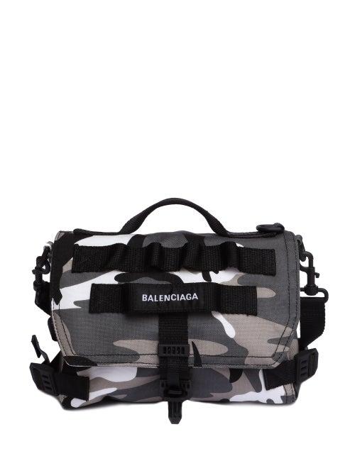 Balenciaga - Camouflage-print Cross-body Bag - Mens - Black Multi