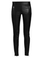 Alexander Mcqueen Side-striped Leather Trousers