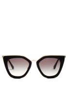 Prada Eyewear Cat-eye Acetate Sunglasses