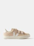 Veja - Recife Velcro Suede Trainers - Womens - Cream Beige