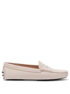 Matchesfashion.com Tod's - Gommino Grained Leather Loafers - Womens - Light Pink