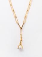 Alighieri - The Celestial Raindrop 24kt Gold-plated Necklace - Womens - Gold Multi
