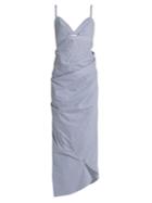 Rosie Assoulin Ravel Rouser Striped Cotton Tunic Top