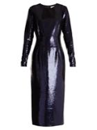 Diane Von Furstenberg Round-neck Sequin-embellished Dress