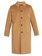 Matchesfashion.com Gucci - Embroidered Felt Overcoat - Mens - Beige