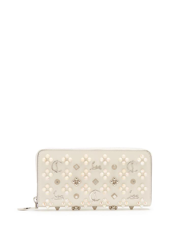 Christian Louboutin Panettone Embellished Zip-around Leather Wallet