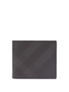 Matchesfashion.com Burberry - London-check E-canvas Bi-fold Wallet - Mens - Dark Grey