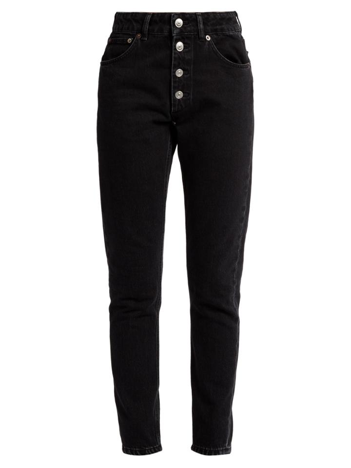 Balenciaga Tube High-rise Straight-leg Jeans