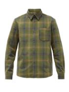 Matchesfashion.com A.p.c. - Trek Check Wool-blend Overshirt - Mens - Khaki