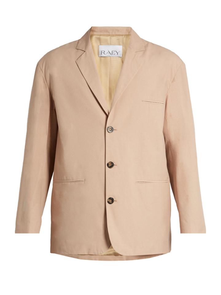Raey Soft-tailored Cotton-blend Blazer