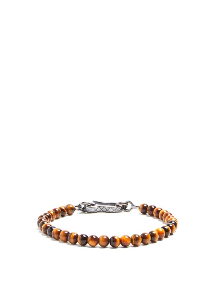 Bottega Veneta Tigers-eye Bracelet