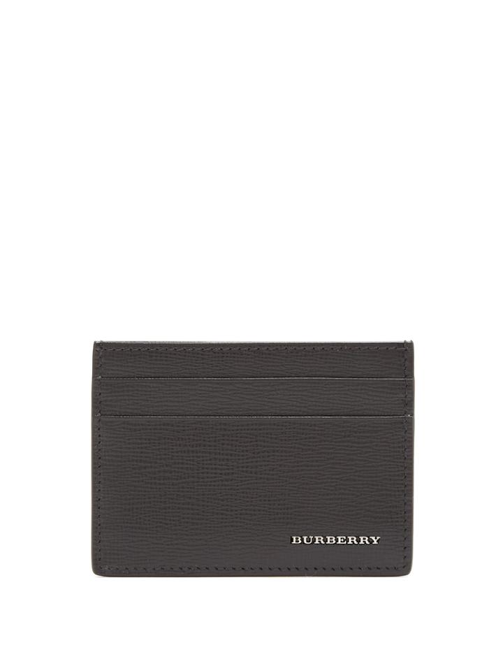 Burberry Black Leather Cardholder