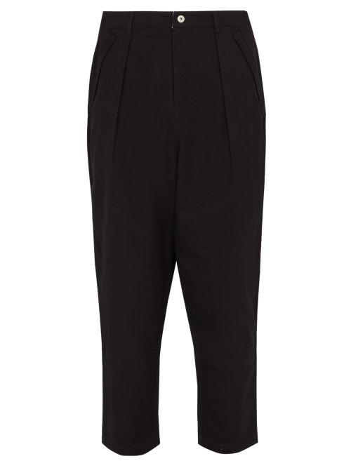 Matchesfashion.com P.a.m. - Research Sade Cotton Twill Trousers - Mens - Black
