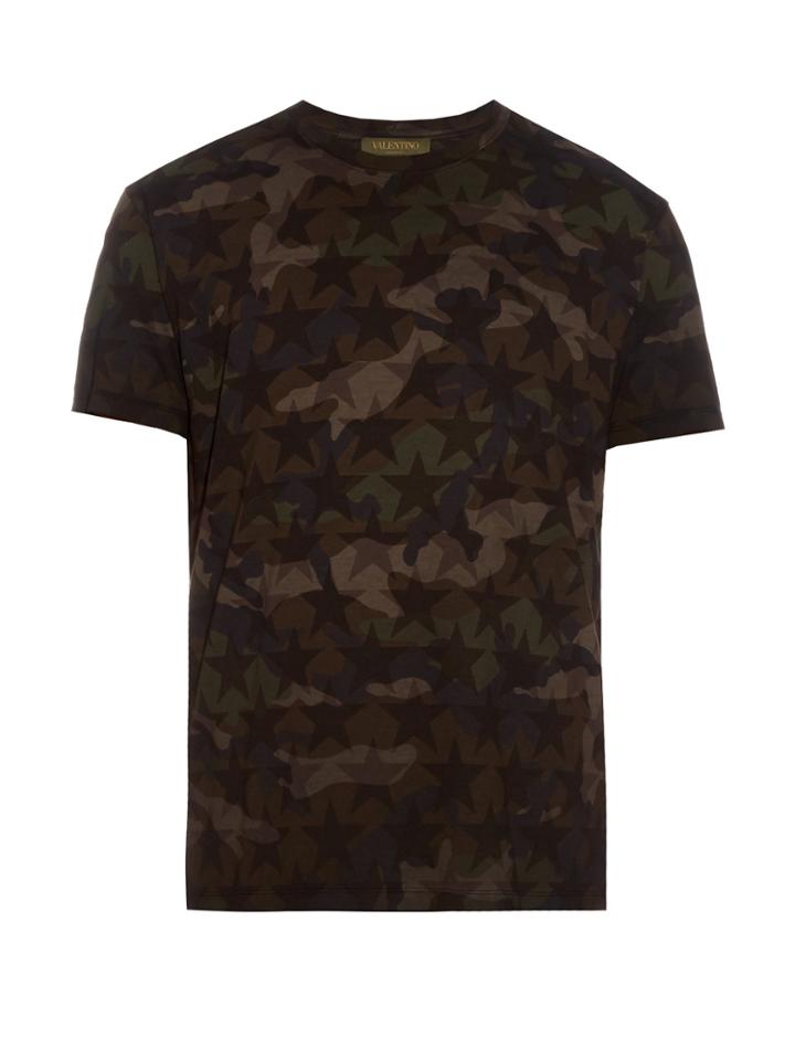 Valentino Camustars-print Cotton T-shirt