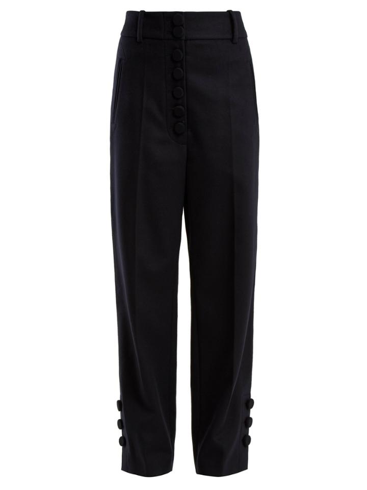 Joseph Young Wool And Cashmere-blend Trousers