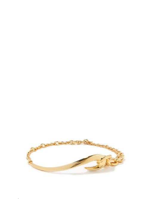 Matchesfashion.com Shaun Leane - Hook Gold-vermeil Bracelet - Mens - Yellow Gold