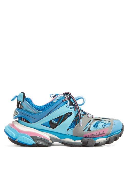 Matchesfashion.com Balenciaga - Track Low Top Trainers - Womens - Blue Multi