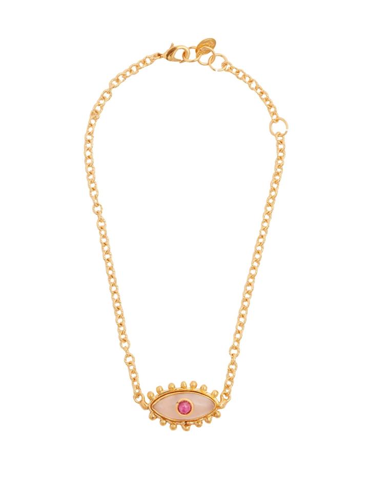 Sylvia Toledano Evil Eye Quartz Gold-plated Necklace