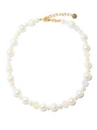 Anita Berisha - The Dawn Pearl, Jade & Gold-plated Necklace - Womens - Pearl