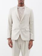 Officine Gnrale - Wool-twill Suit Jacket - Mens - Cream
