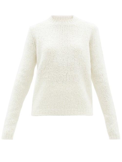 Matchesfashion.com Gabriela Hearst - Phillipe Cashmere-blend Boucl Sweater - Womens - Ivory