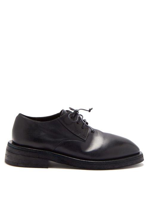 Matchesfashion.com Marsll - Mentone Leather Derby Shoes - Mens - Navy