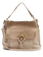 See By Chloé Hana Large Leather And Suede Shoulder Bag