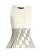 Roland Mouret Crome Sleeveless Peplum-hem Top