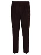 Massimo Alba Micro-houndstooth Wool Trousers